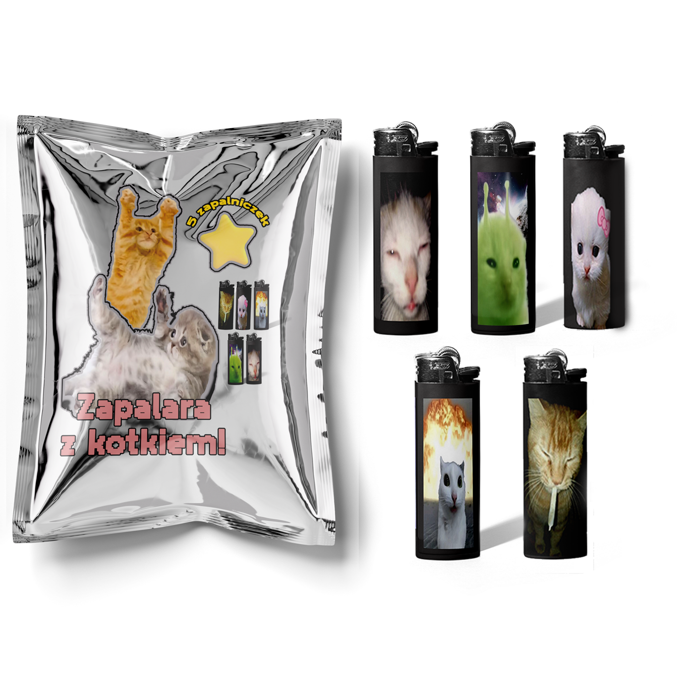 Blindbox z zapalniczkami